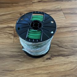 Wire number 10  stranded green