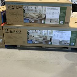 6pc Fabric sectional $1,300