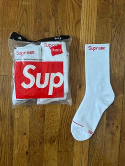White supreme socks 4 pairs