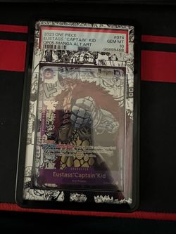🔥 PSA 10 Eustass “Captain” Kid Manga Rare — OP05-074 🔥