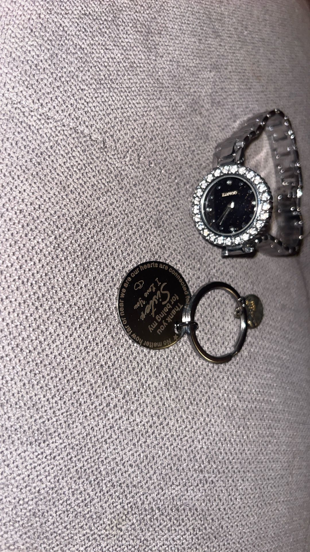 Sister Gift Keychain + Watch
