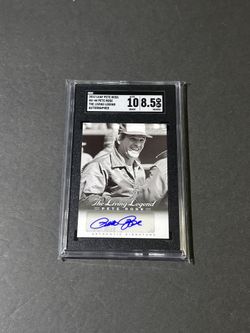 Pete Rose Auto Card