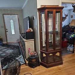 Wood & GLASS Cabinet