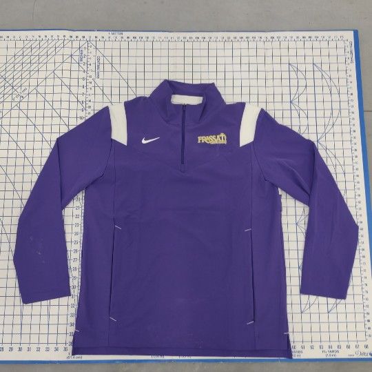 Nike Pullover w/ Front Pouch Pocket & Rear Cape Vent L Purple/White