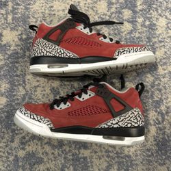 Jordan Spizike Low "Gym Red/Black/Wolf Grey/Cool Grey Size 6
