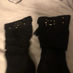 Nice Suede Boots Sz 6 1/2 
