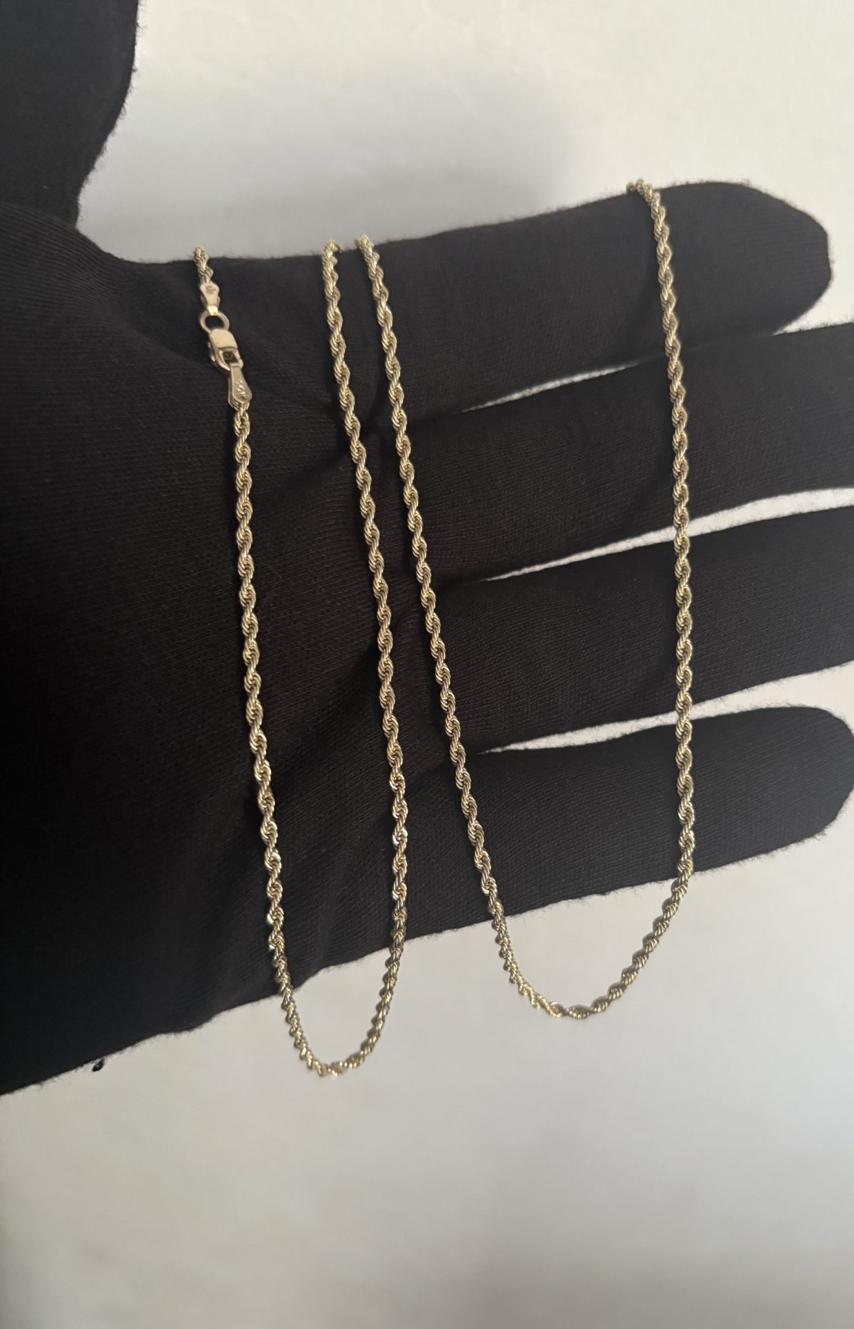 10k Gold Rope Chain
