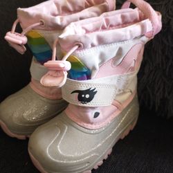 Girl Snow Boots Size 9