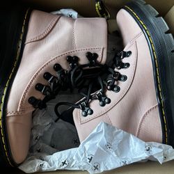 Pink Women’s Dr.Marten Boots Size 5