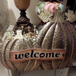 24.50 x 20" Metal "Welcome  Staked Sign