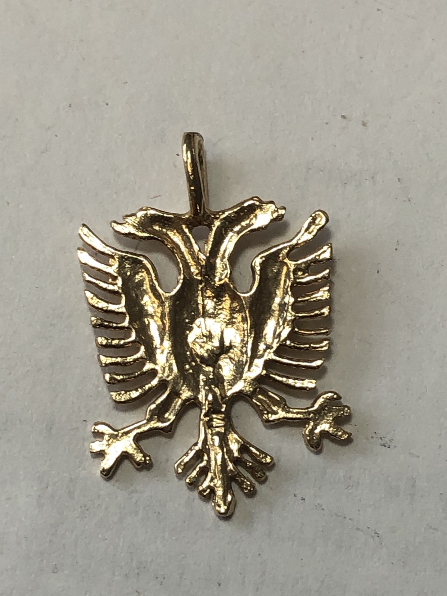 14 Kt Gold , 2 Headed Eagle 1”