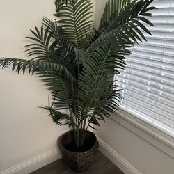 Tall Fake Plant With Pot