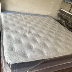 King Size Mattress Serta Perfect Sleeper Pillow Top 14” Inches New From Factory Wrapped in Plastic Same Day Delivery 