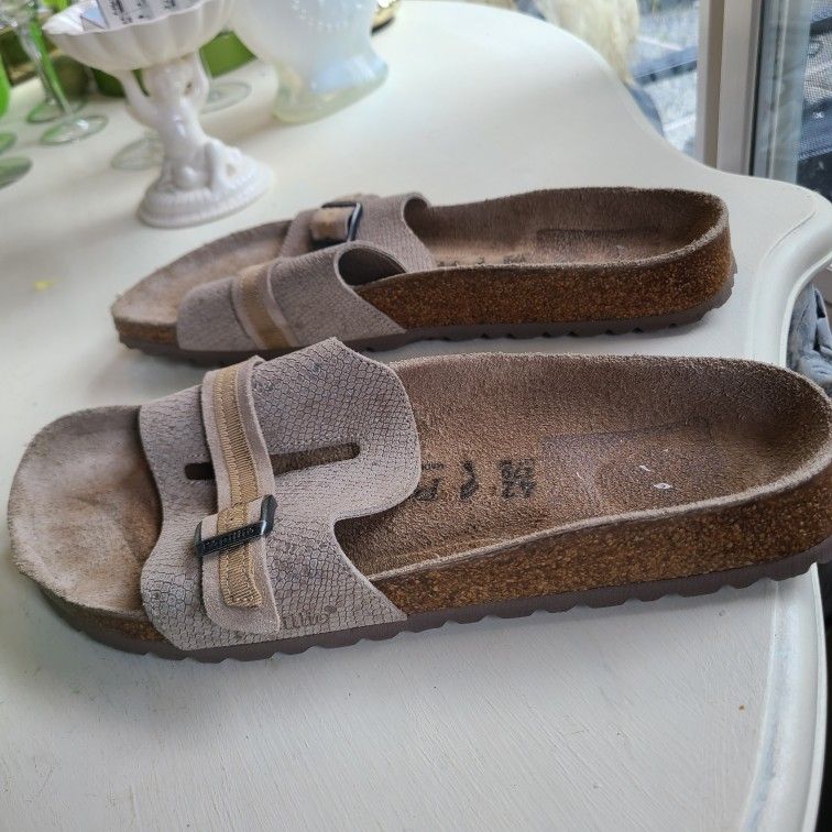 Papillio Birkenstock Carmen Suede Embossed Women 42