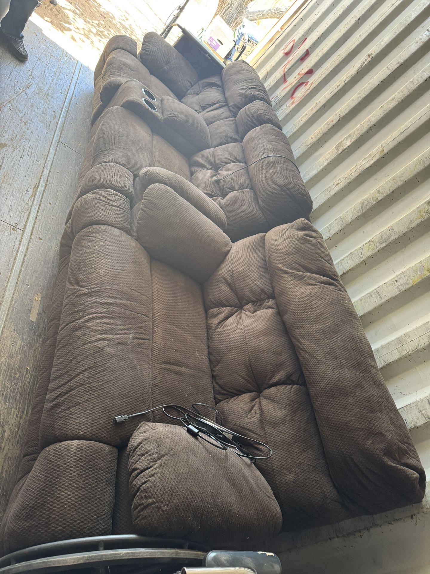 Electric Reclining Couch And Loveseat