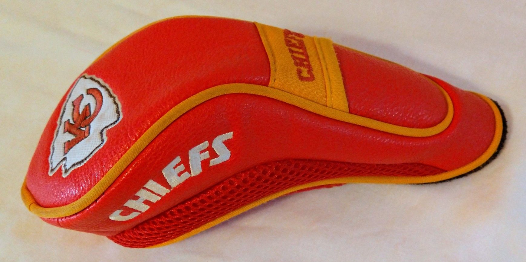 NFL Kansas City Chiefs Golf Hybrid Headcover Golf Club Head Cover. GUC A++