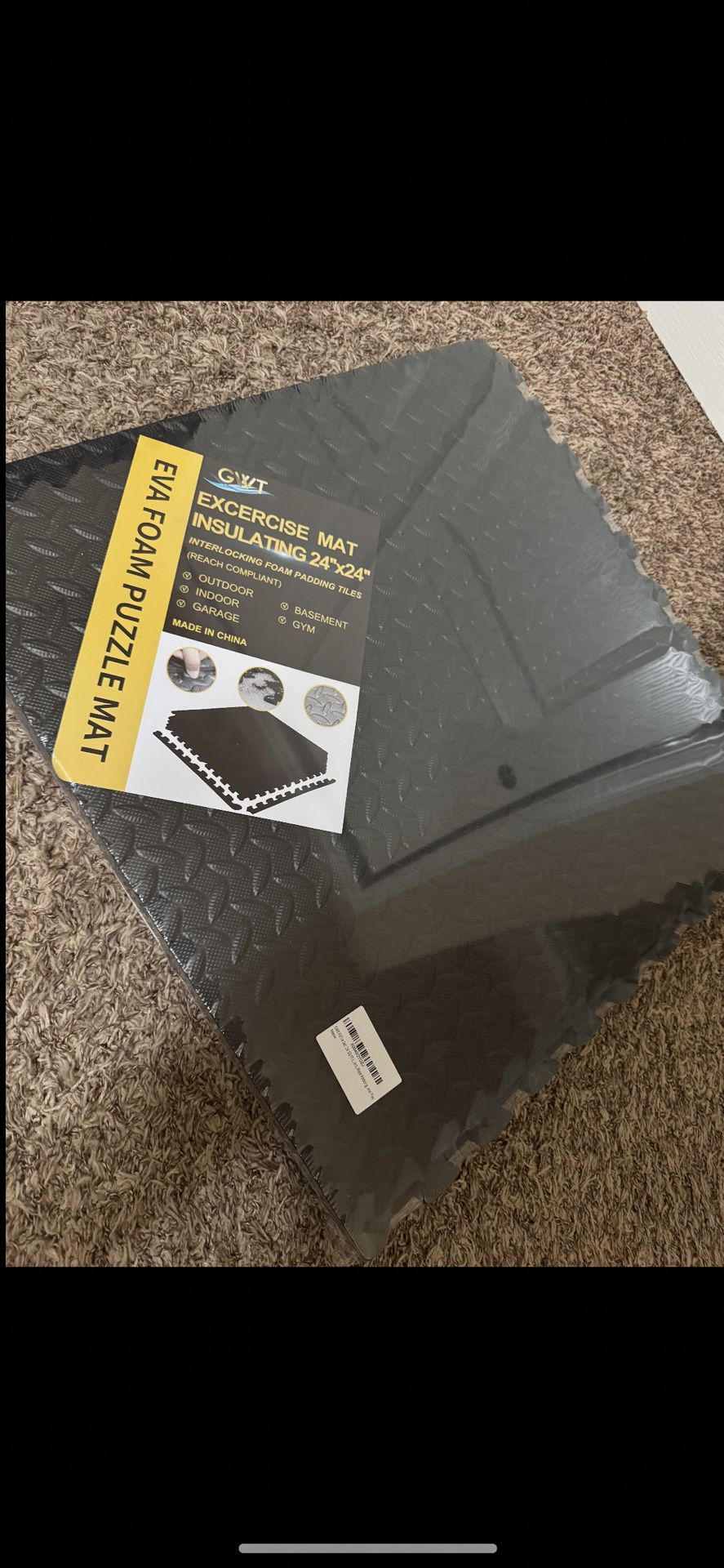 $60 6 Pack Gym Mats 24x24