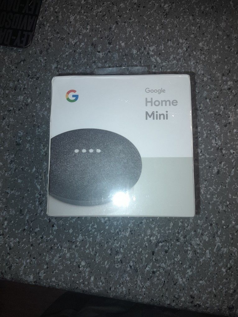 GOOGLE HOME MINI BRAND NEW IN BOX CHARCOAL COLOR