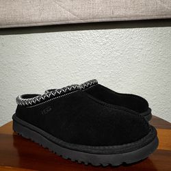 Mens UGG Tasman Slipper - Black - Size 9