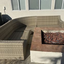 Outdoor Couch - CUSHIONS NOT INCLUDED 