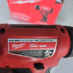 🔥$100 NO NEGOTIABLE🔥 Milwaukee M18 18V Lithium-Ion Cordless Compact Heat Gun (Tool-Only)