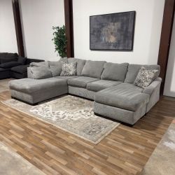 Large Gray Sectional Sofa 🚛 Delivery Available
