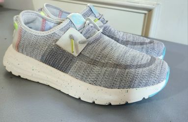 Hey Dude Sirocco Women’s Size 8 – Gray/Teal – Excellent Condition