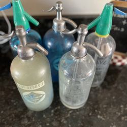 Vintage Seltzer Bottles 