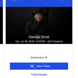 George Strait Concert Ticket