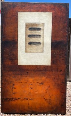 Matthew Menger ' Trio' Abstract Acrylic  Canvas Art 36x60