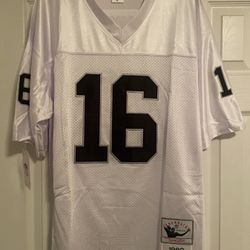 Oakland Raiders Jim Plunkett 1980 Throwback Jersey Men’s Small