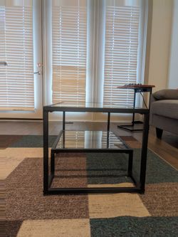 Black Metal Glass
Coffee Table