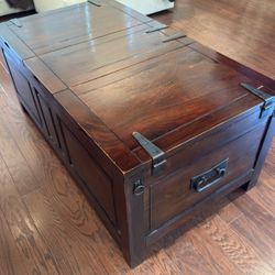 Pottery Barn Solid Wood Storage Trunk Coffee Table – 44”