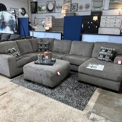 Big Deal💥 Extra Large Platinum Color Sectional