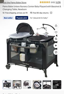 Baby walker, nursery play been, tub