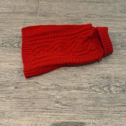 Small Red Dog Sweater
