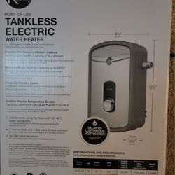 Water heater (Available If Post Is Up) 