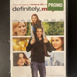 Definitely, Maybe Promo (DVD, 2008) New Sealed