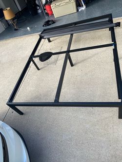 Queen bed frame. In perfect condition.  $50
