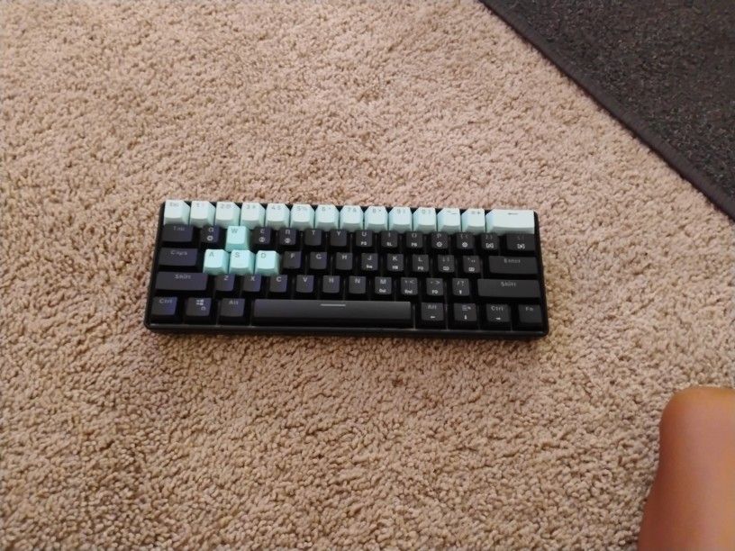Brown Switch Keyboard Gaming Purple LED Lights