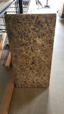 Granite counter top pieces.