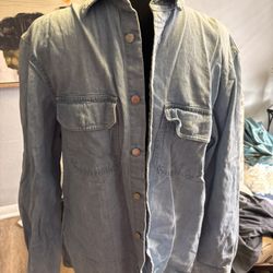 Zara Graphic Denim Jacket 