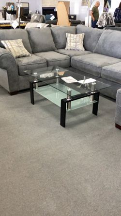 3 Pcs glass Table Set