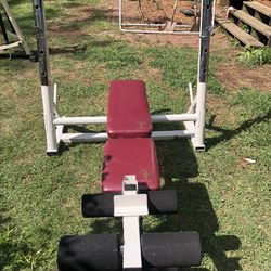 Commercial Golds Gym Bench Press Combo 