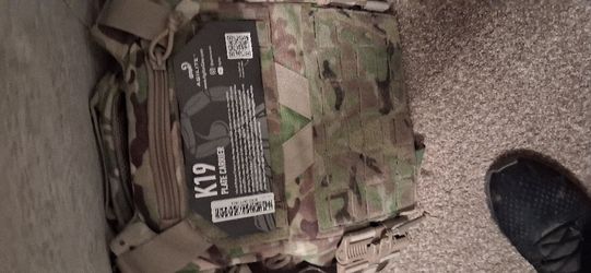 Abilite Plate Carrier Vest With Puncher Placard And Rear Hanger