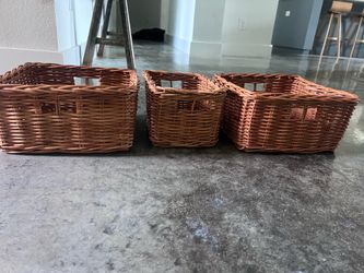 Pottery Barn baskets