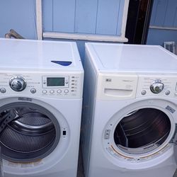 LG Lavadora Y Secadora Electrica 