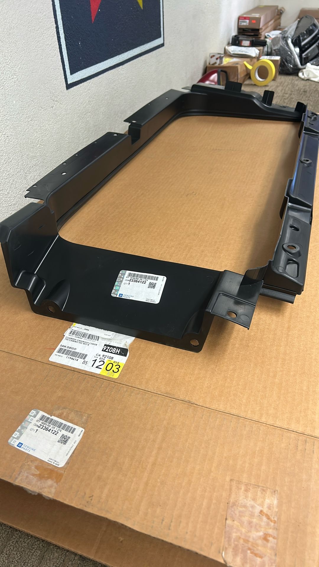 Radiator Air Seal (OEM in Box) 2014 to 2019 Chevy Silverado