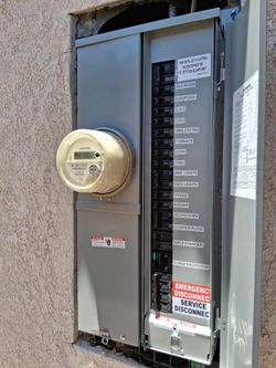 We handle all types of electrical work.