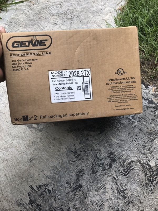 Garage door motor